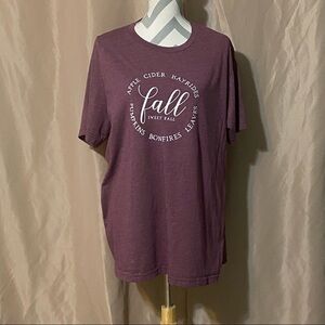 Bella Canvas 2XL Fall Short Sleeve Shirt